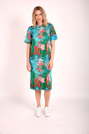 T-Shirt Dress in Paint swirl loveheroldn